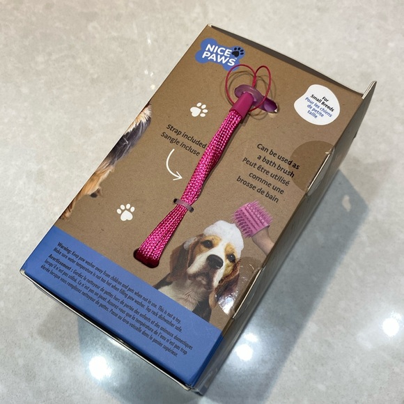 New Nice Paws Paw Washer w/Towel with tags in box pink ⭐️⭐️⭐️⭐️ - Picture 5 of 14